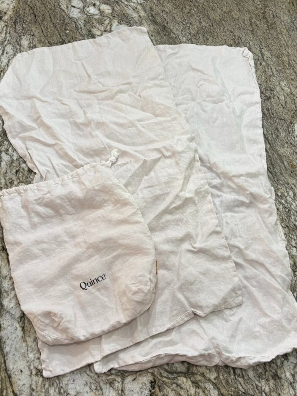 Quince European Linen King Pillowcase Set